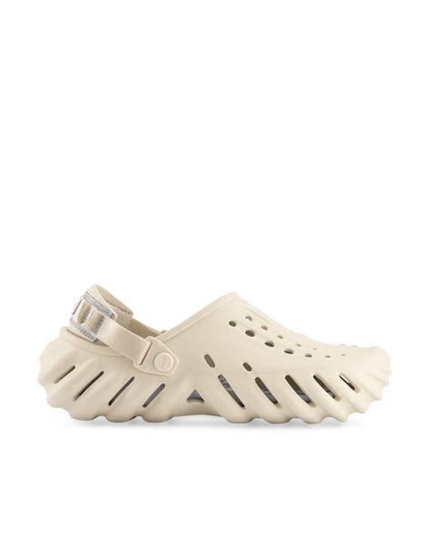 crocs echo clog beige.